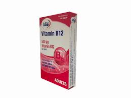 قرص ویتامین B12 یوروویتال 60 عددی