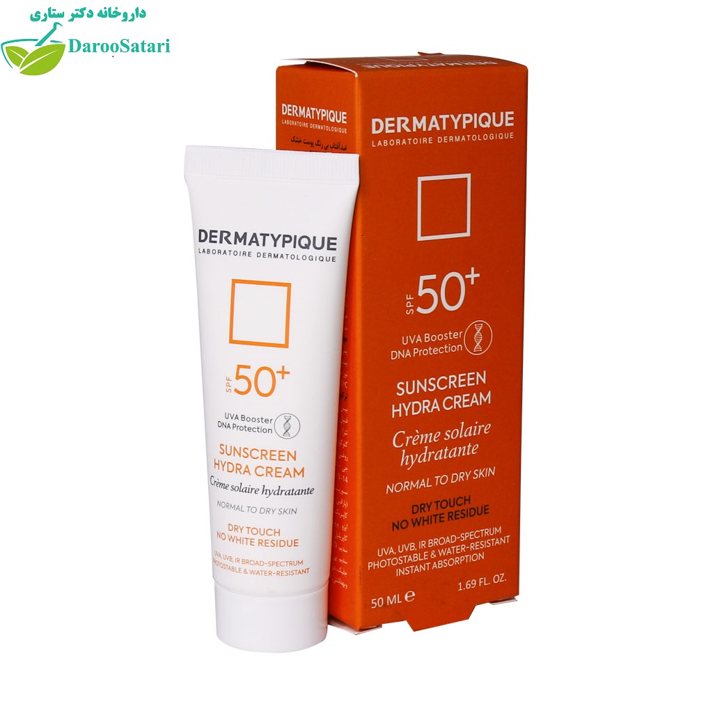 ضد آفتاب بدون رنگ پوست خشک درماتیپیک SPF+50
