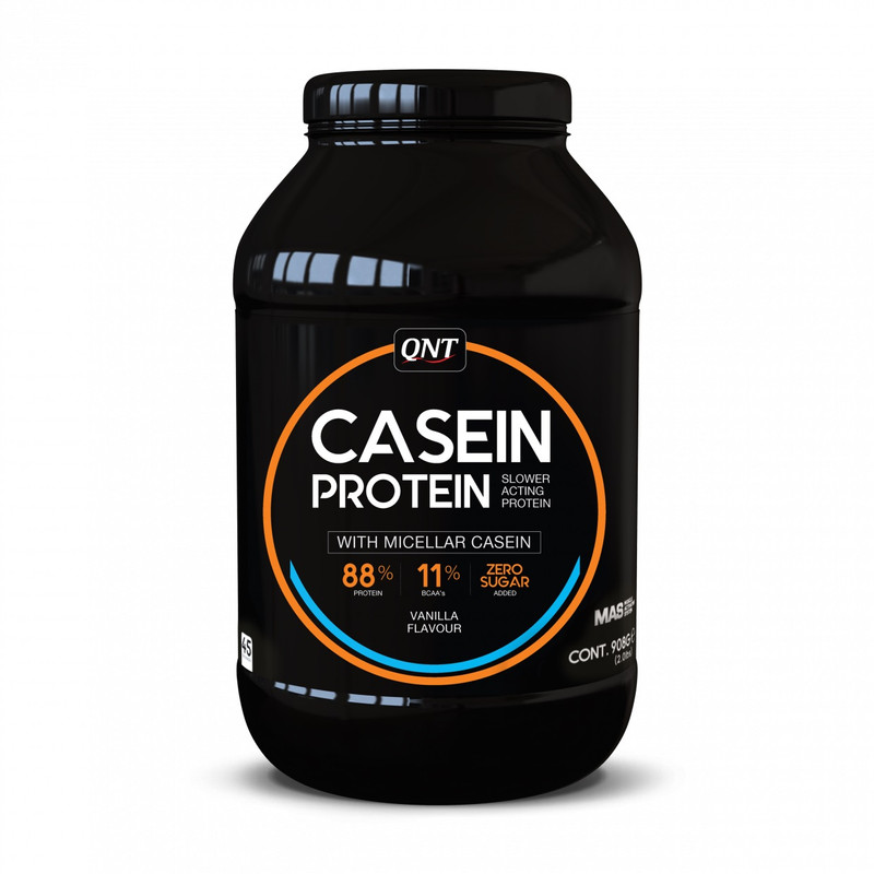 پودر پروتئین کازئین کیو ان تی | 908 گرم | 45 سروینگ QNT Casein Protein 908 gr